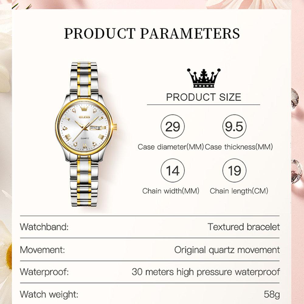 OLEVS 5563 New Fashion Women Q - Luxury Watch Brand For Women recension och pris