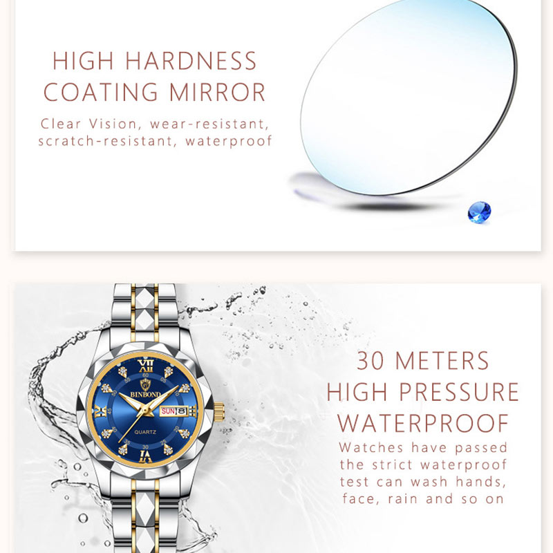 BINBOND Top Brand Luxury Fashi - Luxury Watch Brand For Women recension och pris