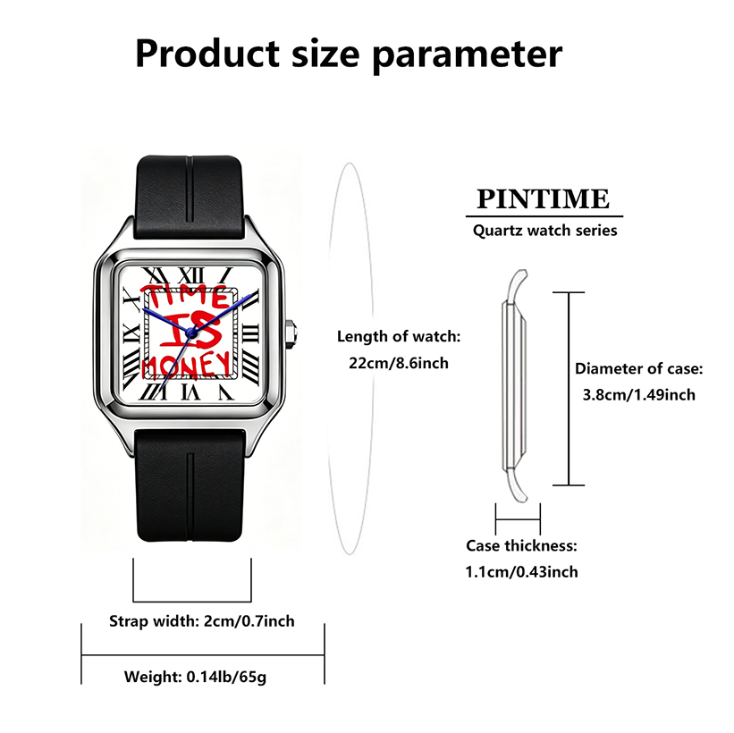 FUCK9.5 Square Fashionable Ele - Luxury Watch With Rubber Strap recension och pris