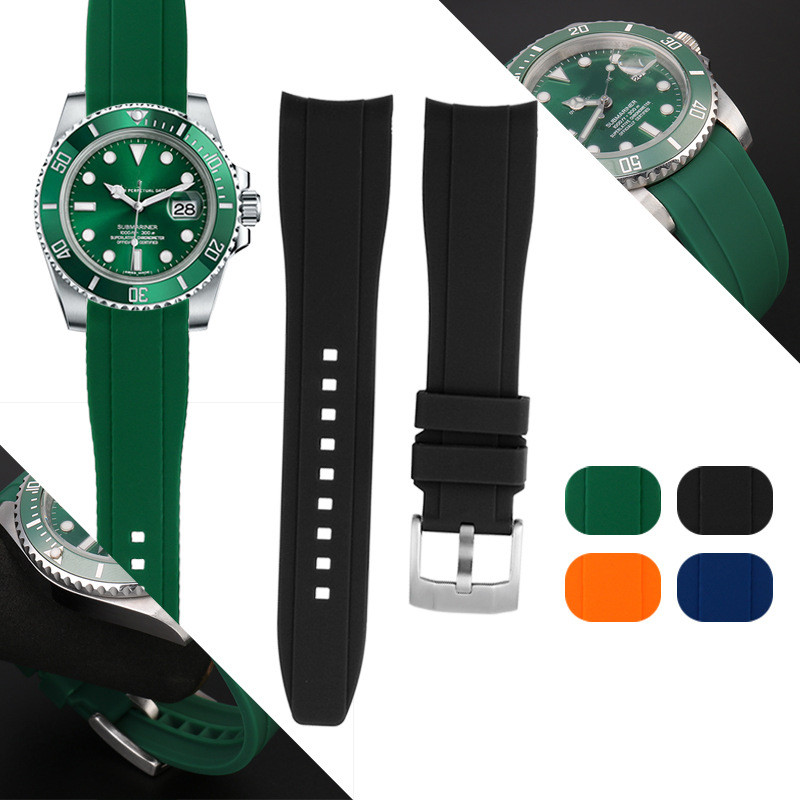 Curved Interface Rubber Strap  - Luxury Watch With Rubber Strap recension och pris