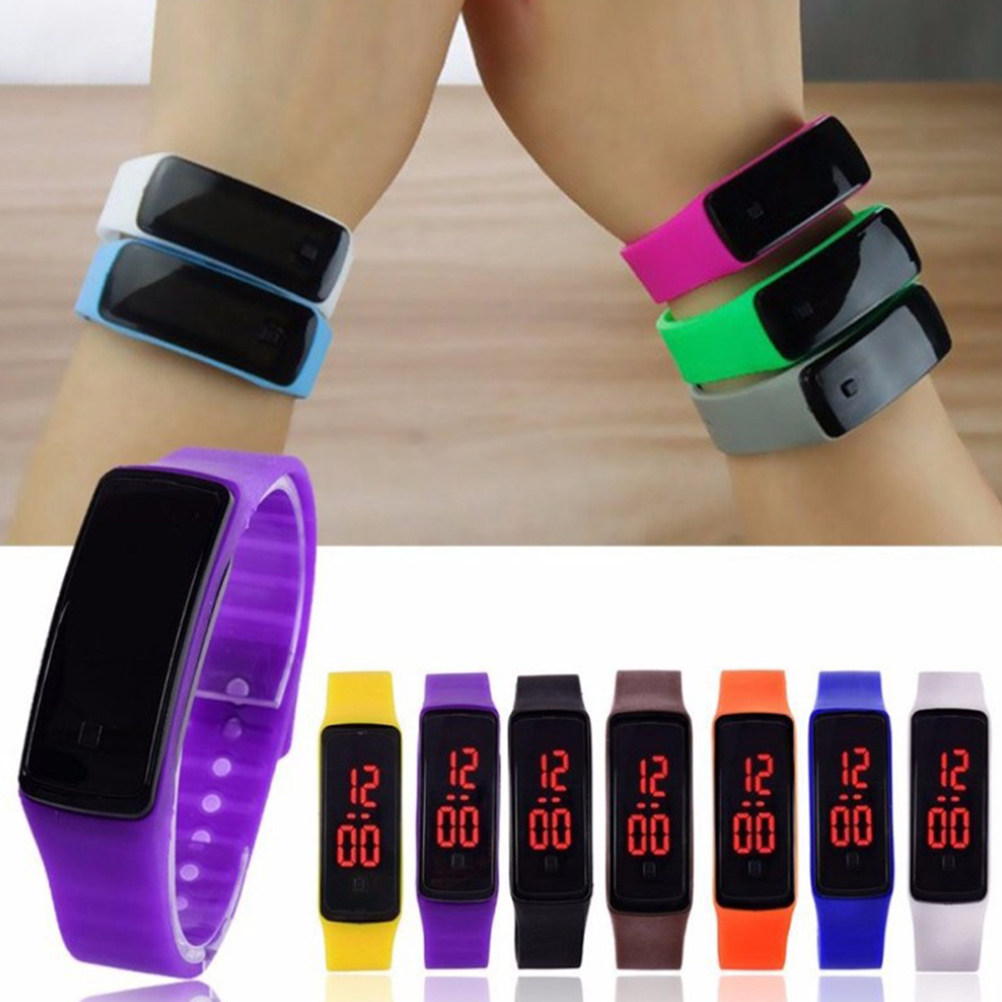 LED Digital Watch Black Silico - Luxury Watch Gold And Black recension och pris