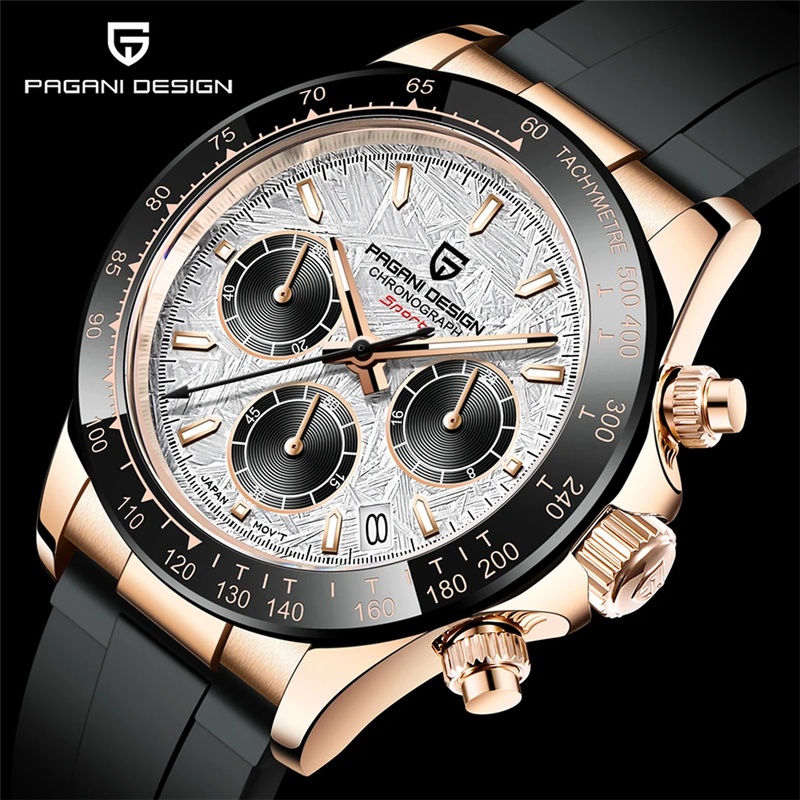 PD-1644 OS20 PAGANI DESIGN Men - Luxury Watch With Rubber Strap recension och pris