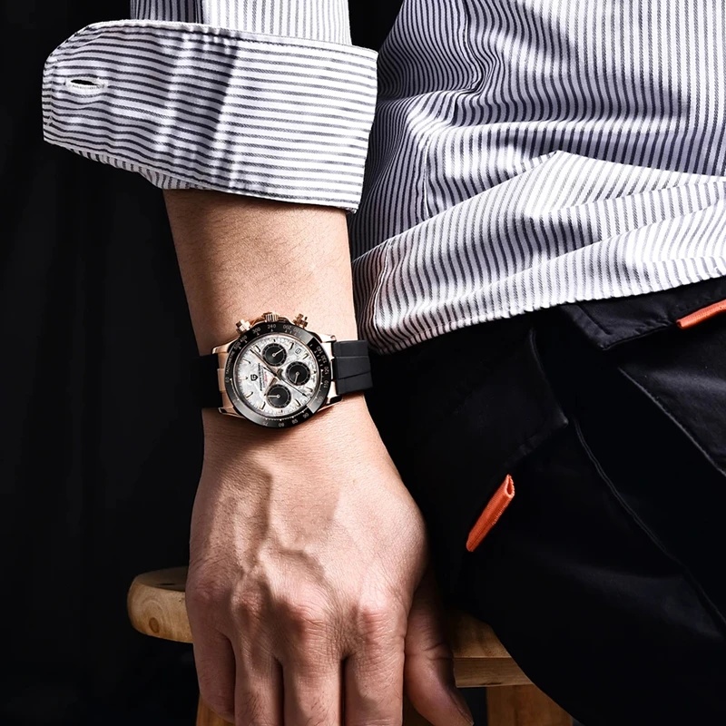 PD-1644 OS20 PAGANI DESIGN Men - Luxury Watch With Rubber Strap recension och pris