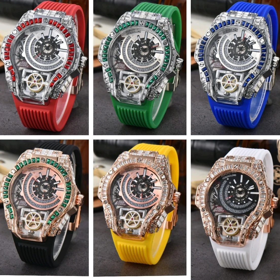 Full diamond Case Business Lux - Luxury Watch Arabic recension och pris