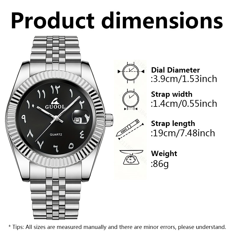 New Hot-Selling Men's Stainles - Luxury Watch Arabic recension och pris