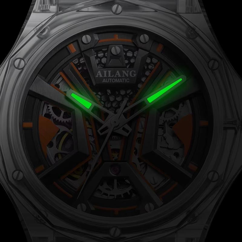 AILANG Brand Sports Men Mechan - Luxury Watch With Rubber Strap recension och pris