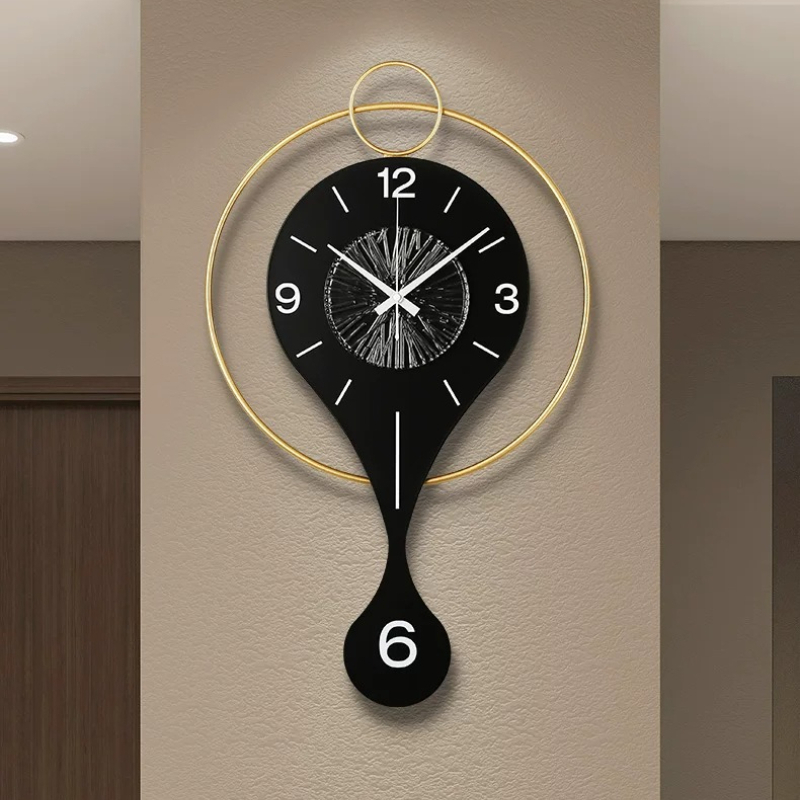 Luxury Circular swinging wall  - Luxury Watch Wall Clock recension och pris