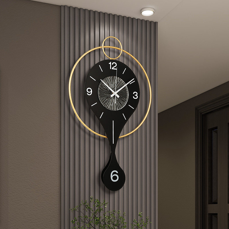 Luxury Circular swinging wall  - Luxury Watch Wall Clock recension och pris