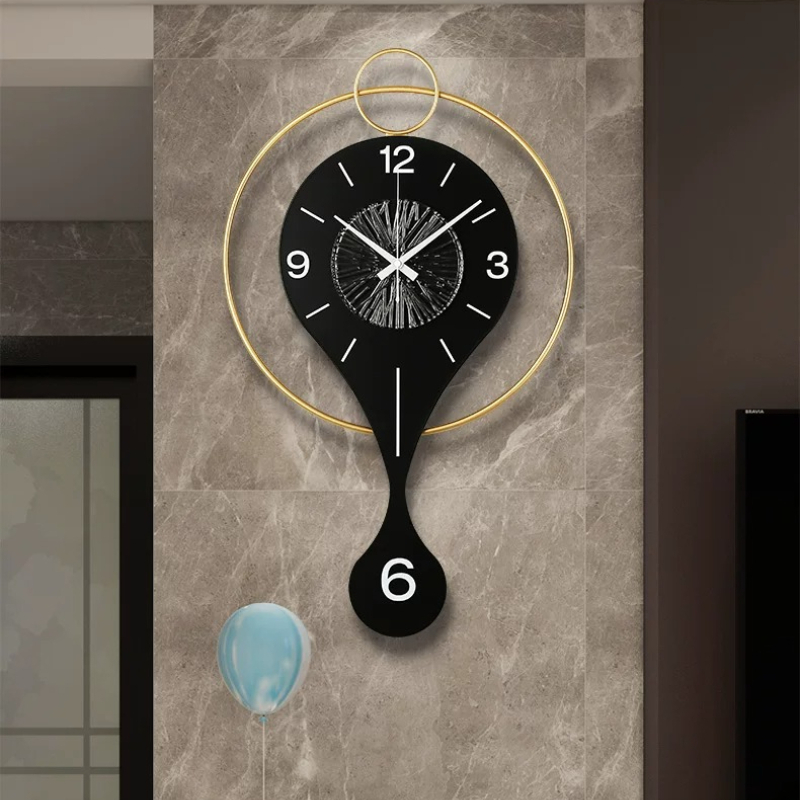 Luxury Circular swinging wall  - Luxury Watch Wall Clock recension och pris