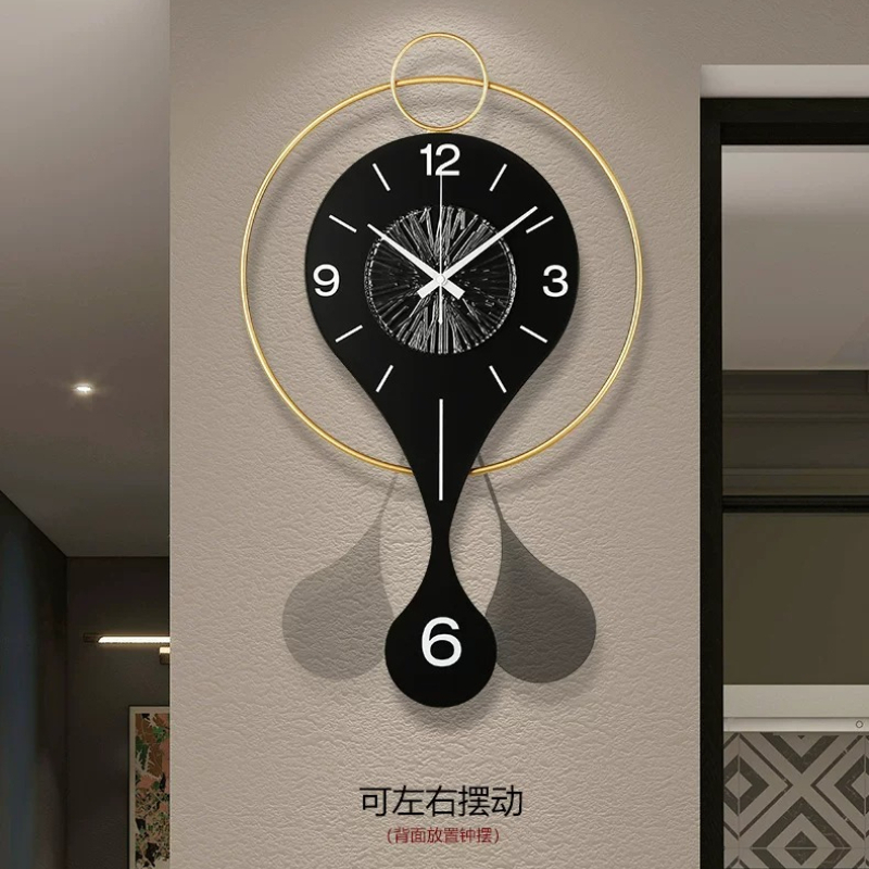 Luxury Circular swinging wall  - Luxury Watch Wall Clock recension och pris
