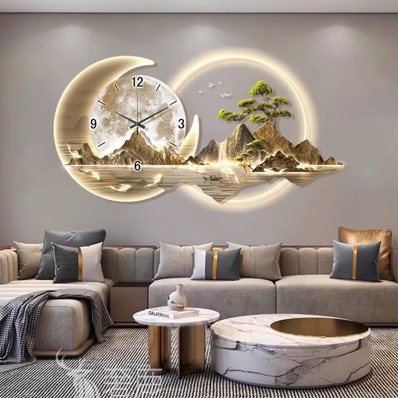 Fashion Luxury Clock Wall Chin - Luxury Watch Wall Clock recension och pris