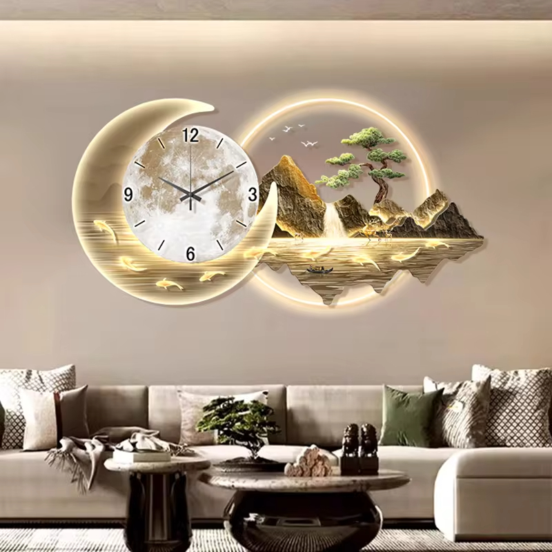 Fashion Luxury Clock Wall Chin - Luxury Watch Wall Clock recension och pris