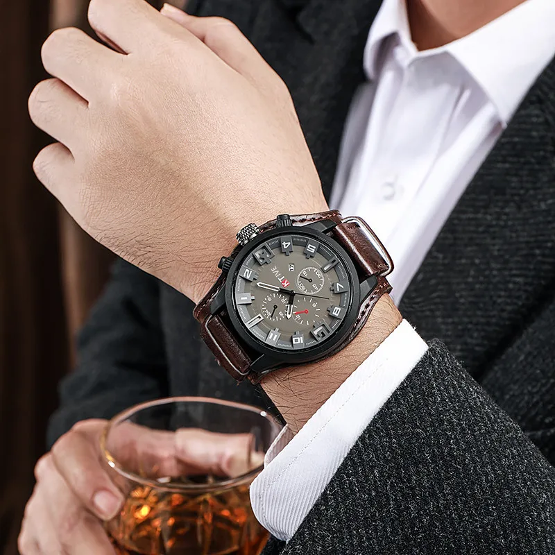 Fashion Arabic Dial Men Quartz - Luxury Watch Arabic recension och pris