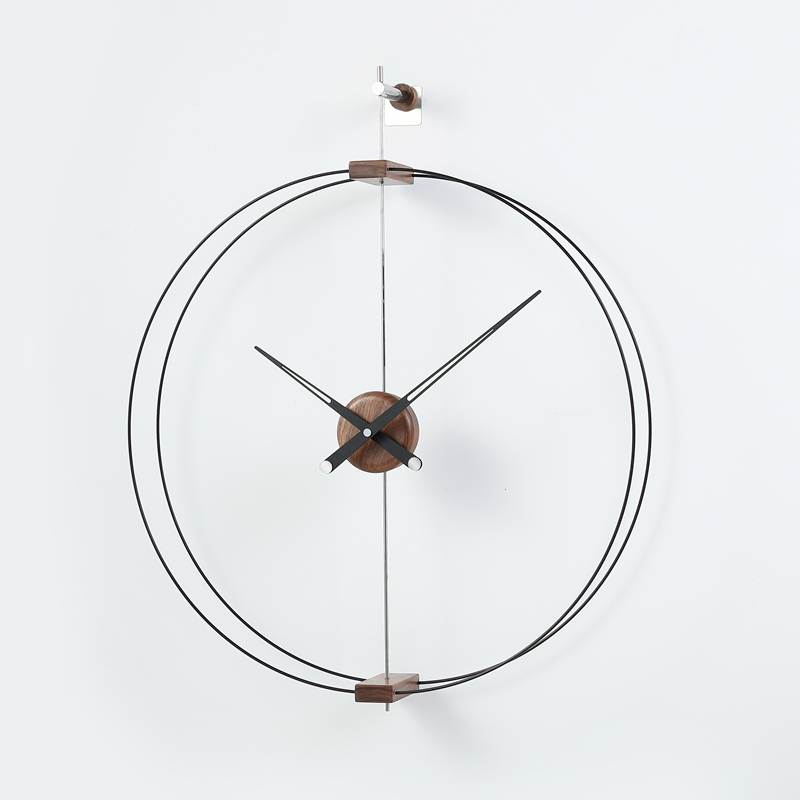 Spanish minimalist walnut wall - Luxury Watch Wall Clock recension och pris